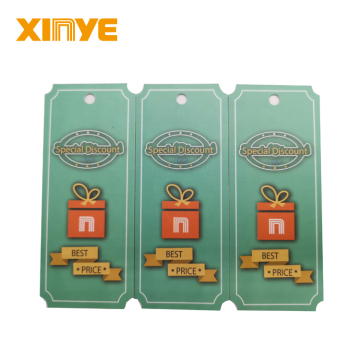 RFID UHF paper clothes tag hangtag for garment