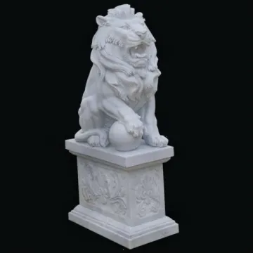 Marble Animal Sculpture of Lion