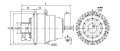 Roller tekan gear 48 JGX/JGXZ