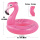 Pink Inflatable Flamingo Swim Ring Kids Swim Ring