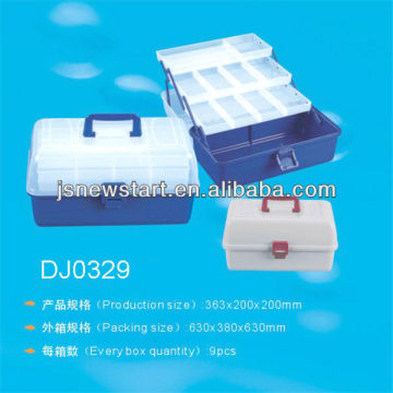 Best quality! Premium plastic triple tray tackle box