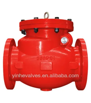 FM UL Approved Resilient Seated Flanged Ends Swing Check Valve