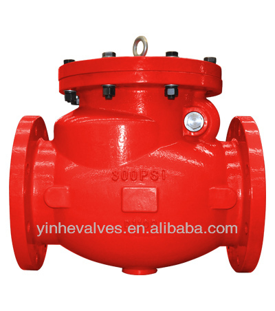 Fm Ul Approved Resilient Seated Flanged Ends Swing Check Valve, High ...