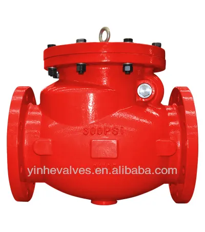 FM UL Approved Resilient Seated Flanged Ends Swing Check Valve