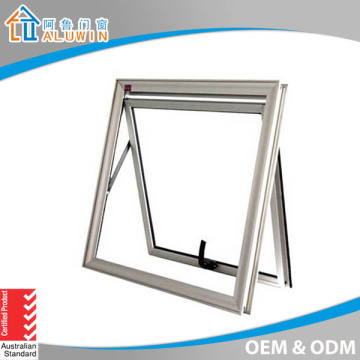 Hot sell horizontal opening pattern aluminum small top Hung window