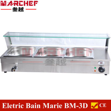 BM-3D Hotel stainless steel hot bain marie/food soup warmer Industrial type