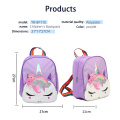 New Cartoon Printing Children's Lovely Backpack Outdoor Lightweight Unicorn Book Bag Waterproof PU School Bag