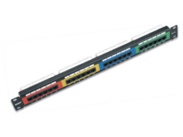 Cat5e 19" Patch Panel with SGS Certification (P197-12C/18C/24C/48C)