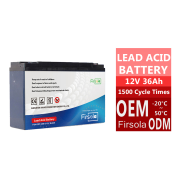 12V 36Ah M5 Terminal Customized AGM Battery