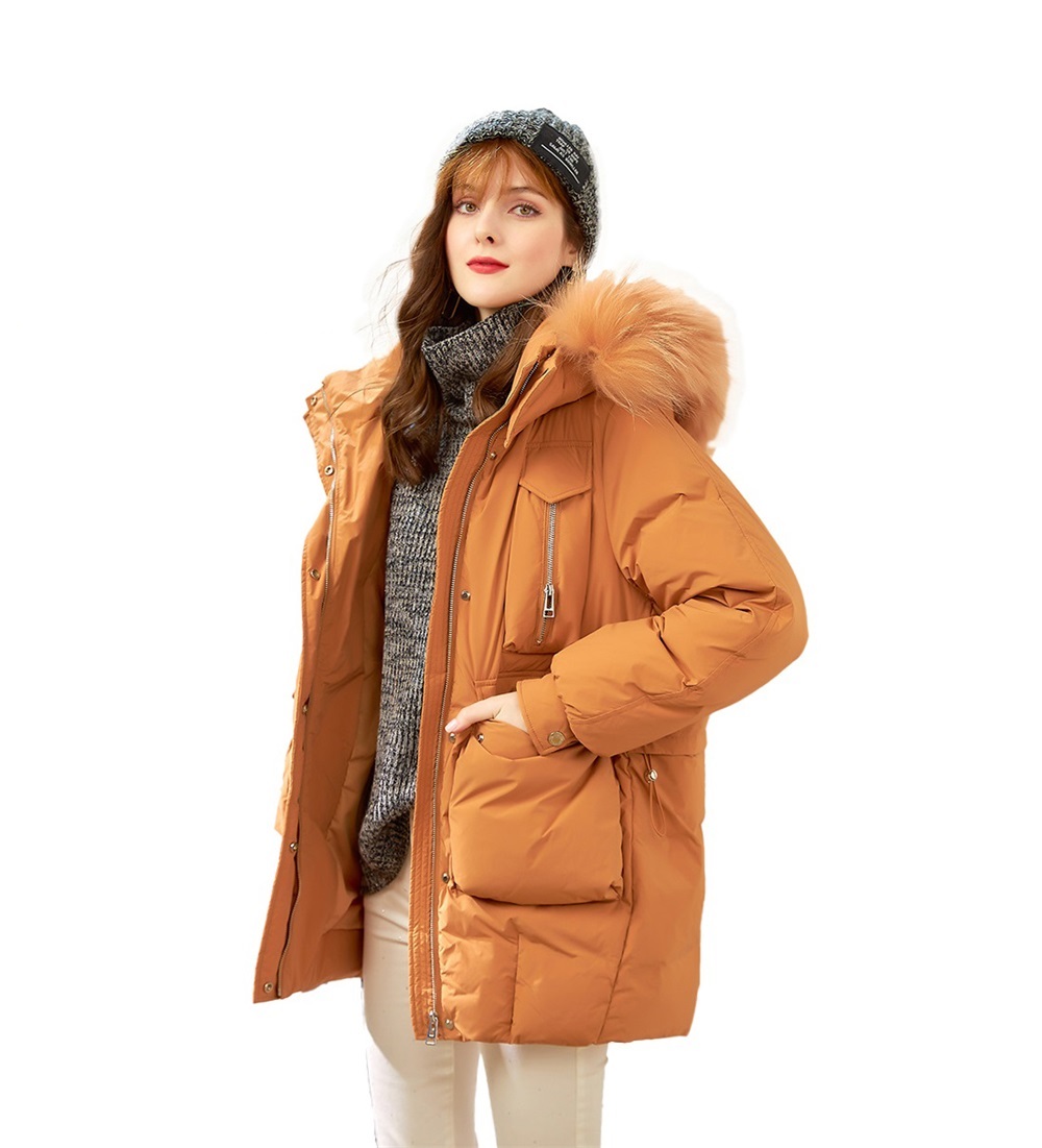 New Women's Slim Down Jacket Högkvalitativ vinter