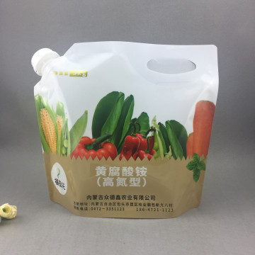 Bolsa de plástico con boquilla de embalaje resistente a ácidos y álcalis