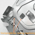 Aluminiumplatte mit Stanzbiegung Laserschneiden