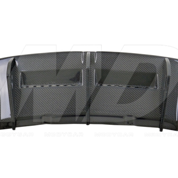 Carbon Fiber Rear Lip for 2011 BMW 1 Series 1M E82 E88 - Revozport Style