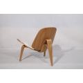 Silla de madera contrachapada Hans J Wegner