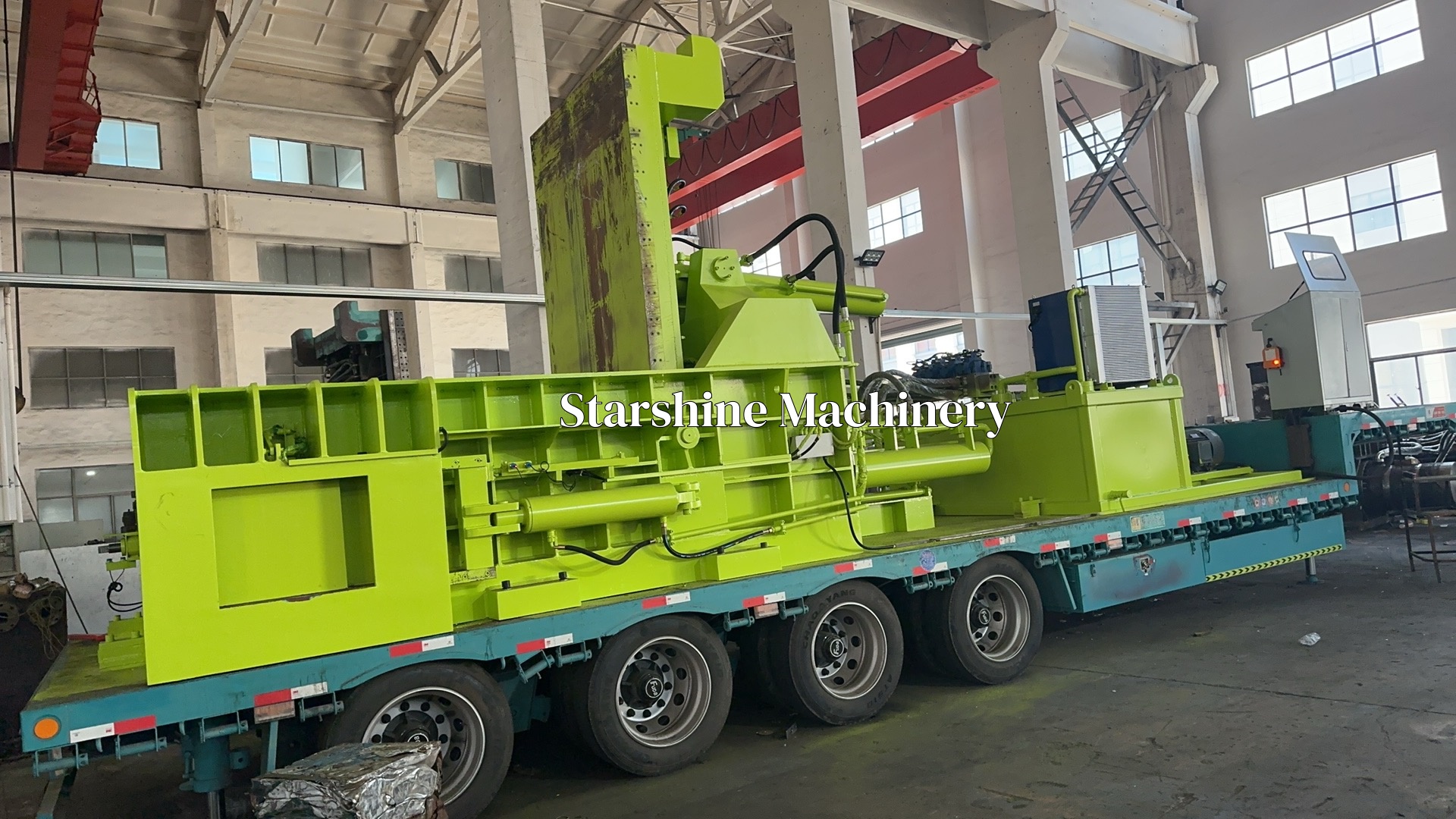 mobile baler machine