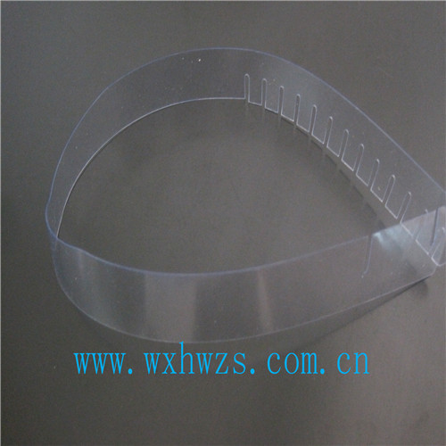 Plastic collar band for clothing neck, collar support for clothing