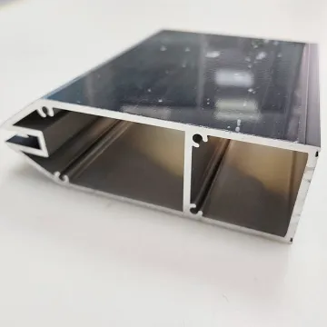 Large Cross Section Abrasive Black Spray Aluminum Profiles for Rolling Shutter Doors (6061/6063 T5/T6)