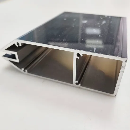 Large Cross Section Abrasive Black Spray Aluminum Profiles for Rolling Shutter Doors (6061/6063 T5/T6)