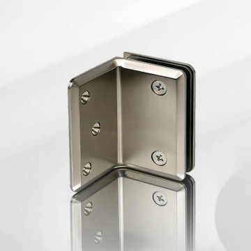 مشبك زجاجي ذو فتحة مزدوجة لباب زجاجي للاستحمام