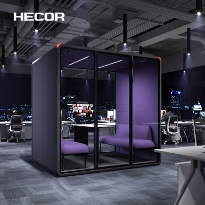 Acoustic Meeting Pods for Busy Offices
