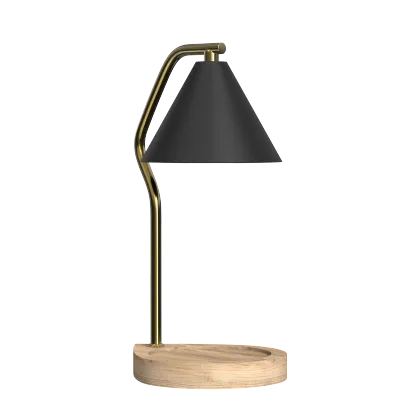 High Quality Wood Base Candle Warmer Lamp with Adjustable Switch - Factory Wholesales