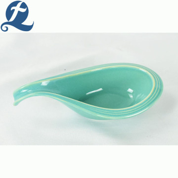 Simple household restaurant pattern long handle bowl spoon