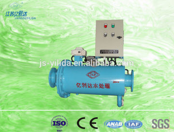 Large-scale self cleaning water filter with carbon steel cartridge housing