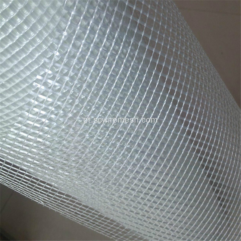 Malha de fibra de vidro para parede externa e interna