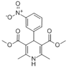 3,5-Pyridinedicarboxylicacid, 1,4-dihydro-2,6-dimethyl-4-(3-nitrophenyl)-, 3,5-dimethyl ester CAS 21881-77-6