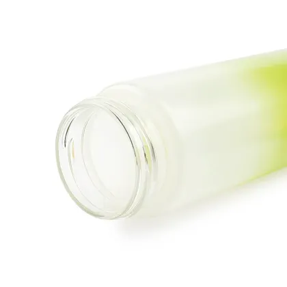 400ml green juice glass drinking bottle