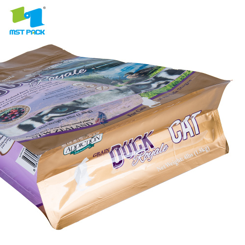 Custom Printed Biodegradable Compostable Dog Pet Food Packaging Bag