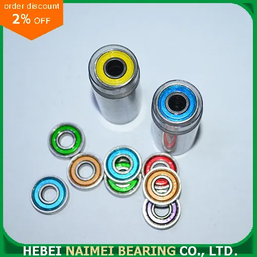 Colored 608ZZ Deep Groove Ball Bearing