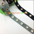 2yards Cloth Width 20mm Garment Eyelets Grommet Tape with Eyelet Cotton webbing trim tape for sling belt free shipping