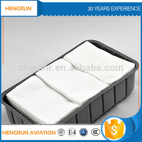 non woven hot towel used in airline