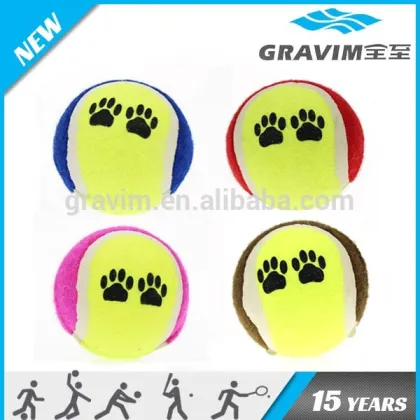 pet dog toy wholesale colored best tennis balls sale with brand