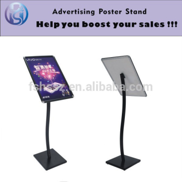 black metal A3 A4 poster holder stand