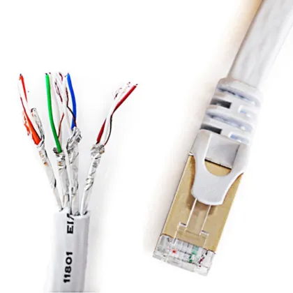 Network Cables SFTP Cat6a Cable Pass Fluke
