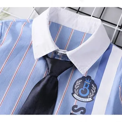 AOSHI School uniform elastic waist skirt school uniform pants school uniforms kids