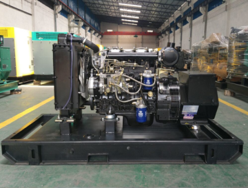 Small air-cooled open type diesel genset