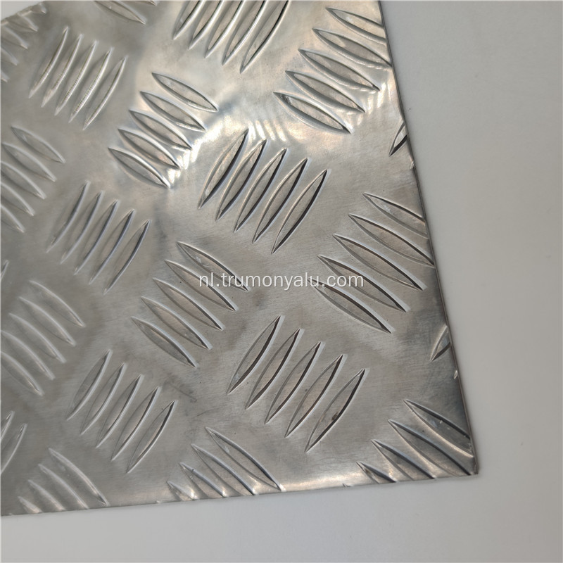 Aluminium matrix embossing plaatblad