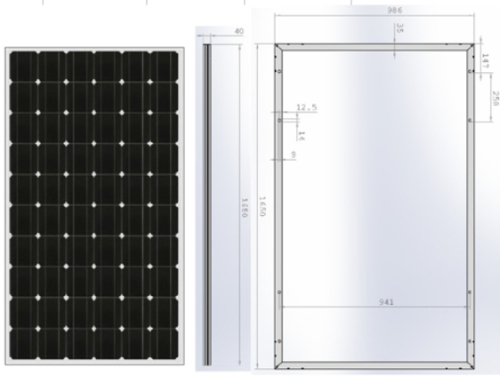 Panel năng lượng mặt trời 260W Mono
