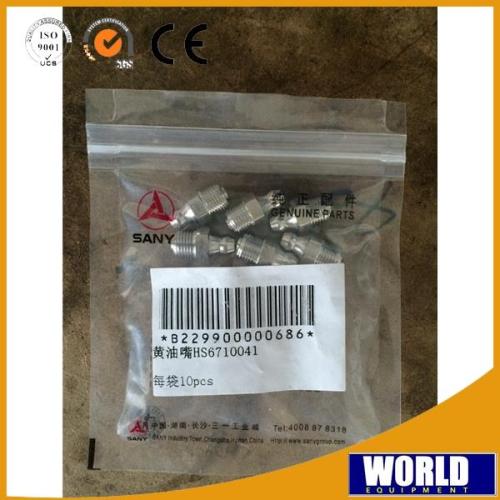 Sany Excavator Parts B229900000686 Fitting Grease