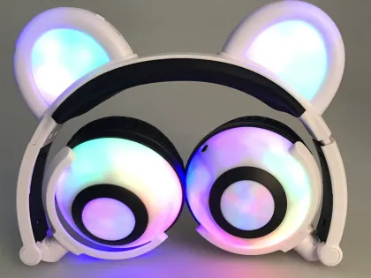 Bear ear headphone for children
