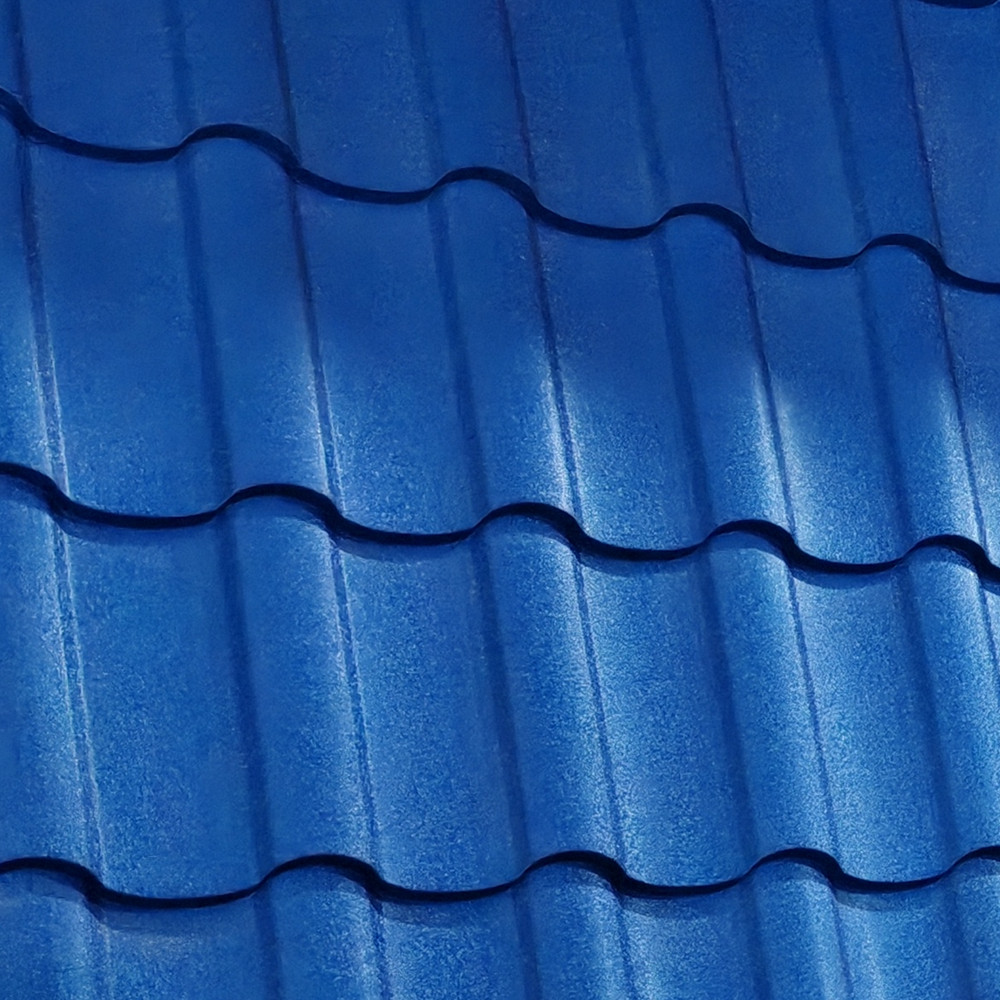 blue color coated rooginf sheets