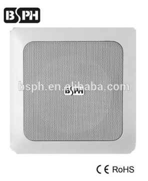 Speaker Manufacturer 5W square mini Ceiling Speaker for Public Address system amplifier with best price