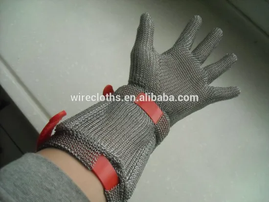 High quality stainless steel cut-resistance safety gloves