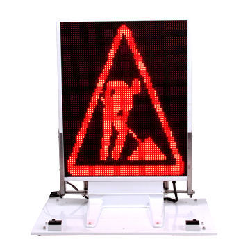 Large Screen LED Warning Indicator Board for Police Car Use, 50W Power