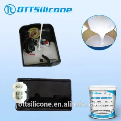 Conductive Liquid potting silicone raw material of Rtv2