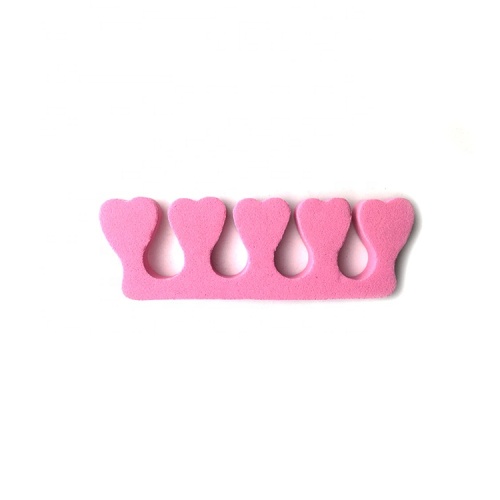 Soft Pedicure Nail Beauty Tools EVA Foam Toe Separators With 5 Toes For Nail Polish