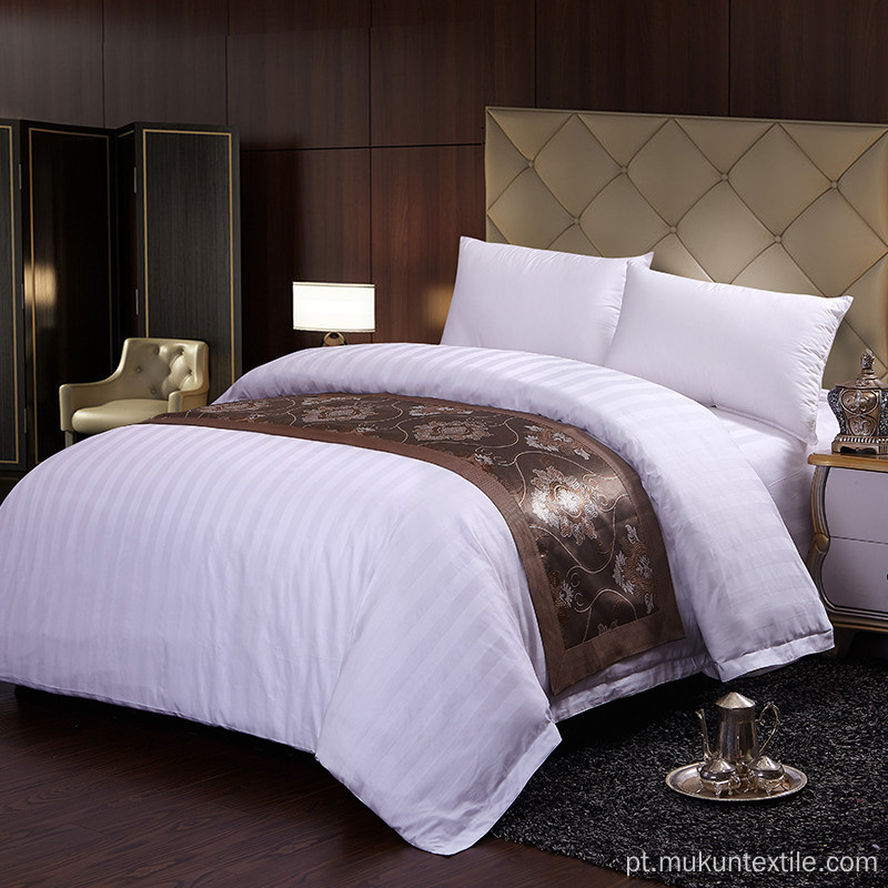 Branco 1cm2cm3cm Stripe Hotel Bedsheets Set